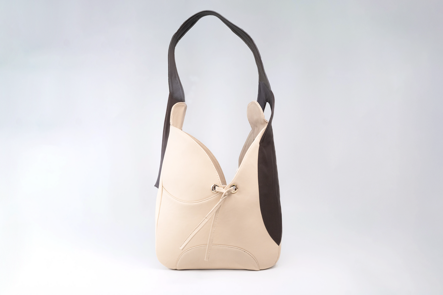 Tote Meraki de piel color latte, Luna Lenore