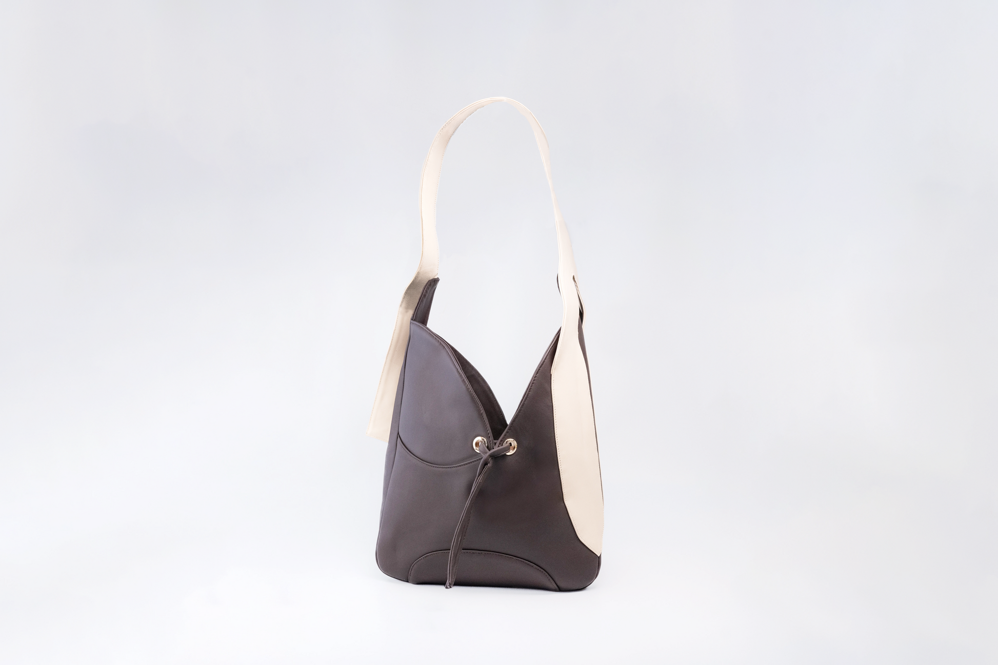 Tote Meraki de piel color moka, Luna Lenore
