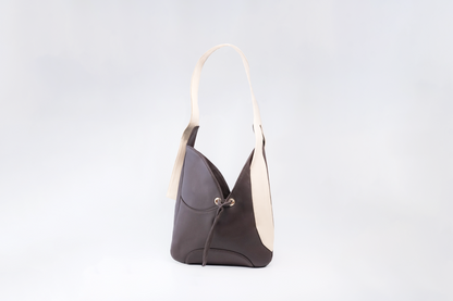 Tote Meraki de piel color moka, Luna Lenore