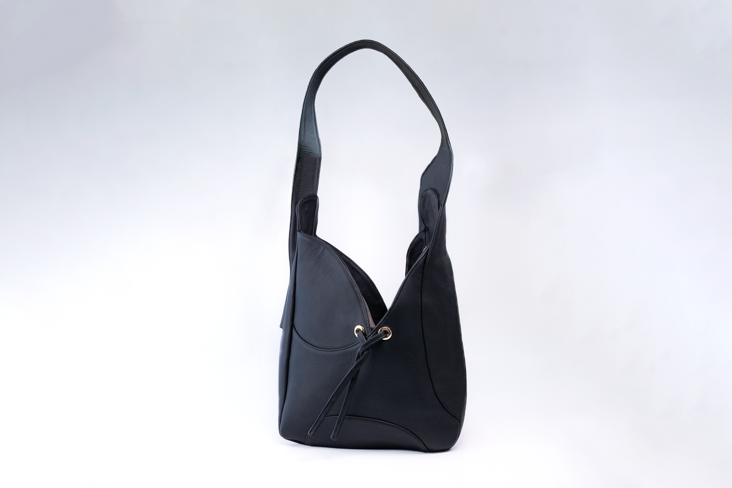 Tote Meraki de piel negra, Luna Lenore