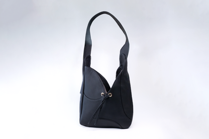 Tote Meraki de piel negra, Luna Lenore